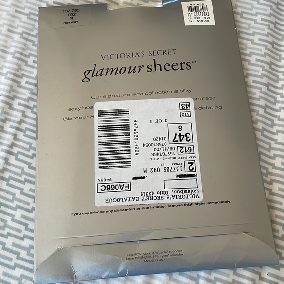 Victoria’s Secret sexy sheer lace top thigh highs - Picture 2 of 3